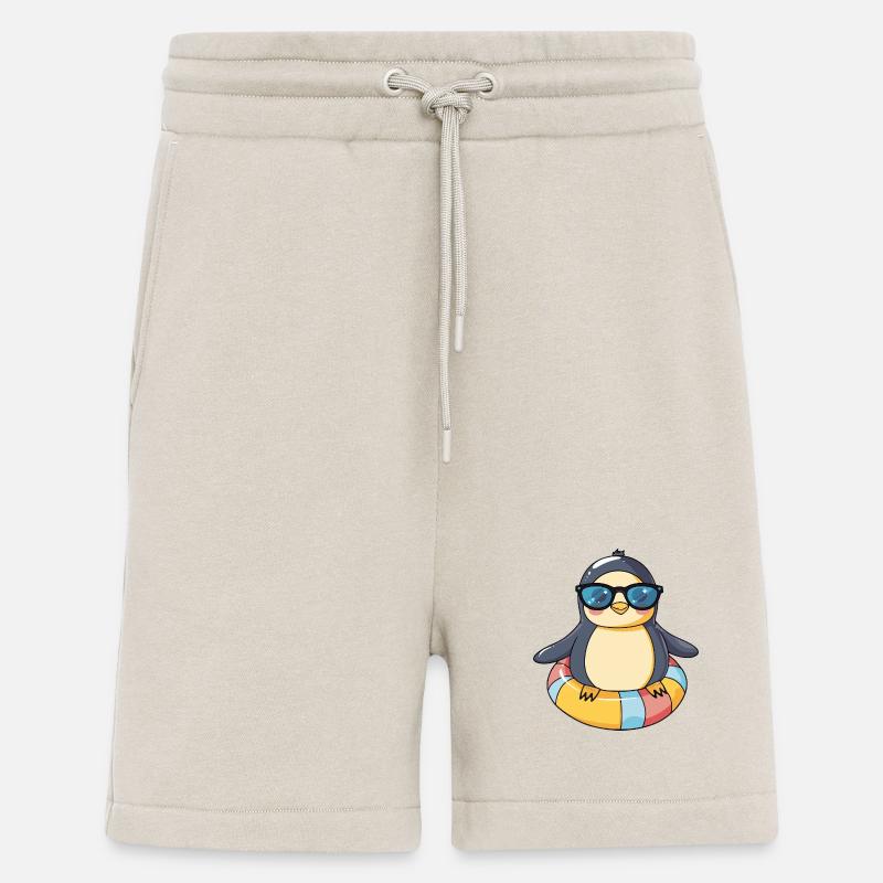 Pinguin Comic Cool - Shorts - made by SPREAD - WARM CLAY