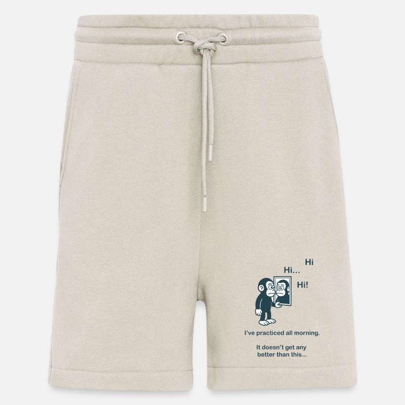 Introvert - Practiced all morning - Shorts - made by SPREAD - WARM CLAY