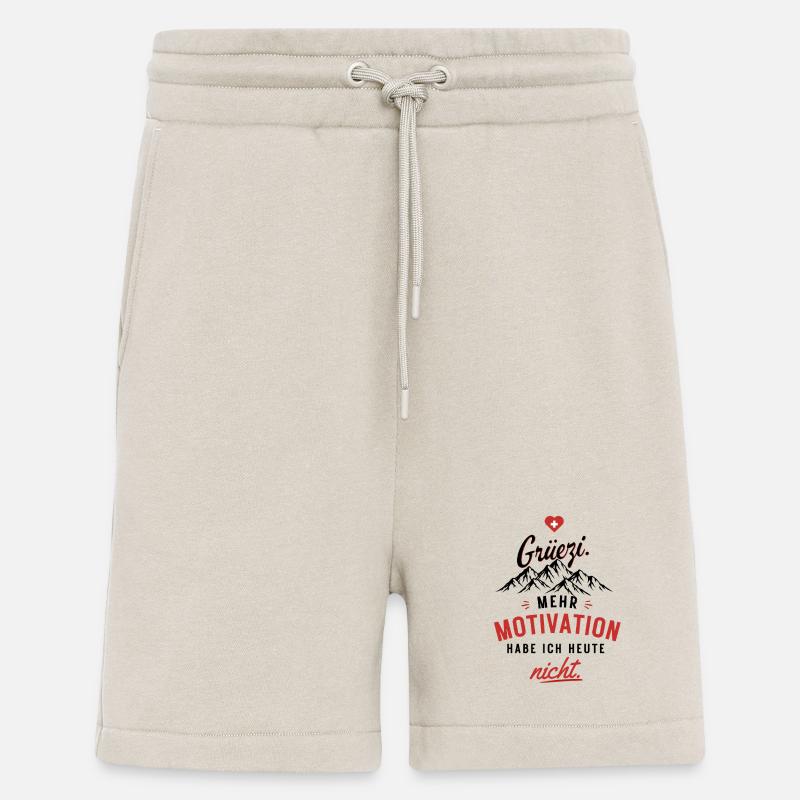 Motivation nicht – Herzrot Script - Shorts - made by SPREAD - WARM CLAY