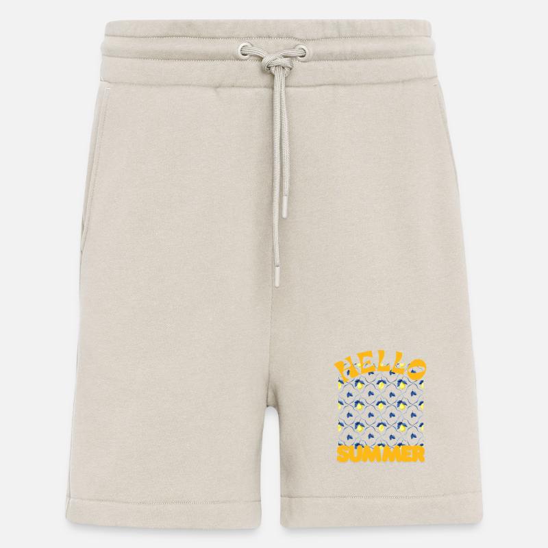 Hallo Sommer Zitronenmuster - Shorts - made by SPREAD - WARM CLAY