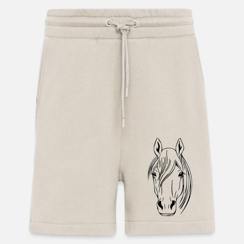 Pferdekopf Vector - Shorts - made by SPREAD - WARM CLAY