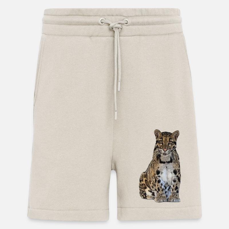 Clouded leopard - Shorts - made by SPREAD - WARM CLAY