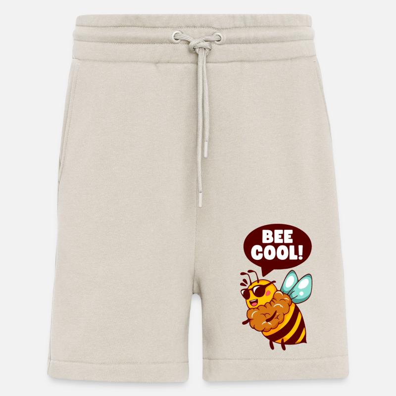 Bee cool - Lustige Biene - Shorts - made by SPREAD - WARM CLAY