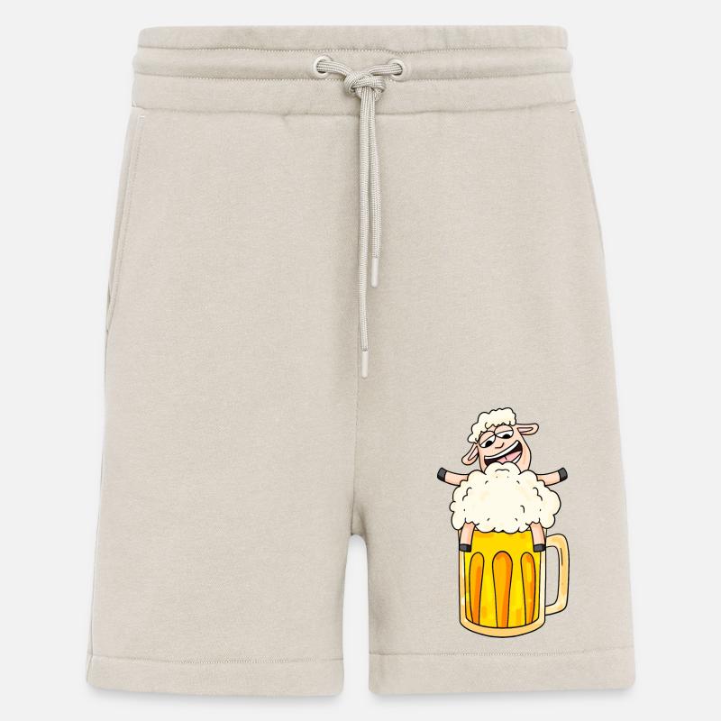 Bier Schaf Comic - Shorts - made by SPREAD - WARM CLAY