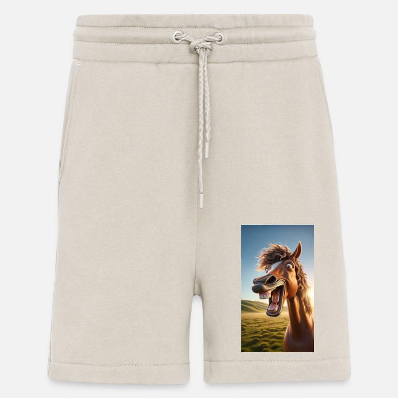 Lachendes Pferd - Shorts - made by SPREAD - WARM CLAY