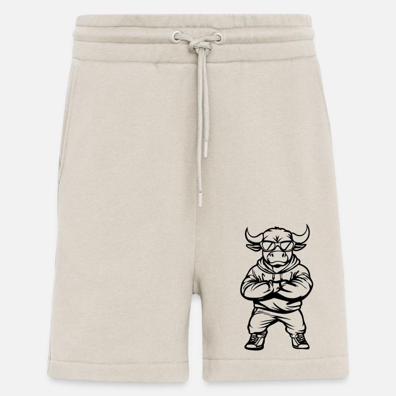 stier comic cool - Shorts - made by SPREAD - WARM CLAY