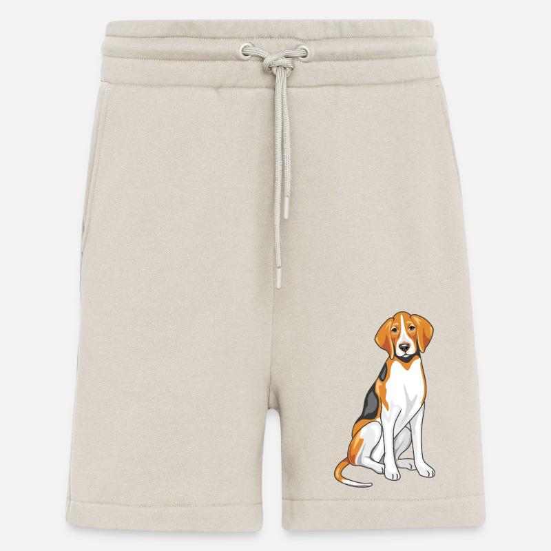 Sitting foxhound - Shorts - made by SPREAD - WARM CLAY
