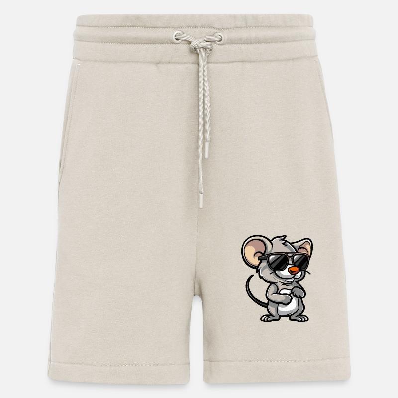 Mouse Cool Comic - Shorts - made by SPREAD - WARM CLAY