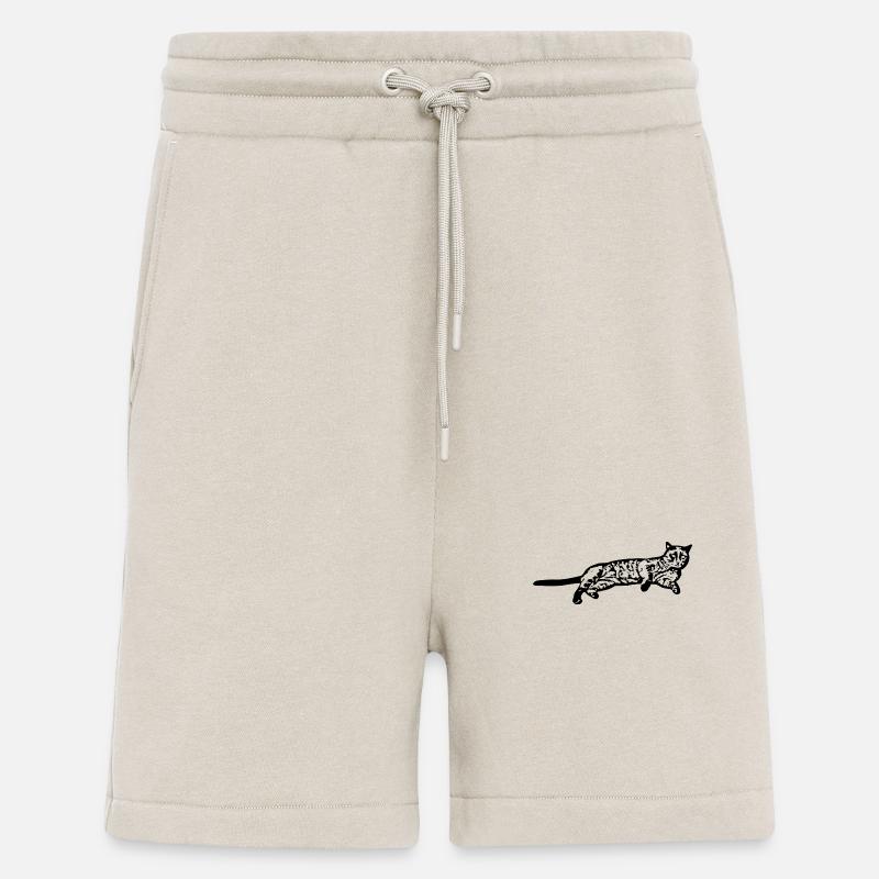 Cat Cat Black Kitten - Shorts - made by SPREAD - WARM CLAY