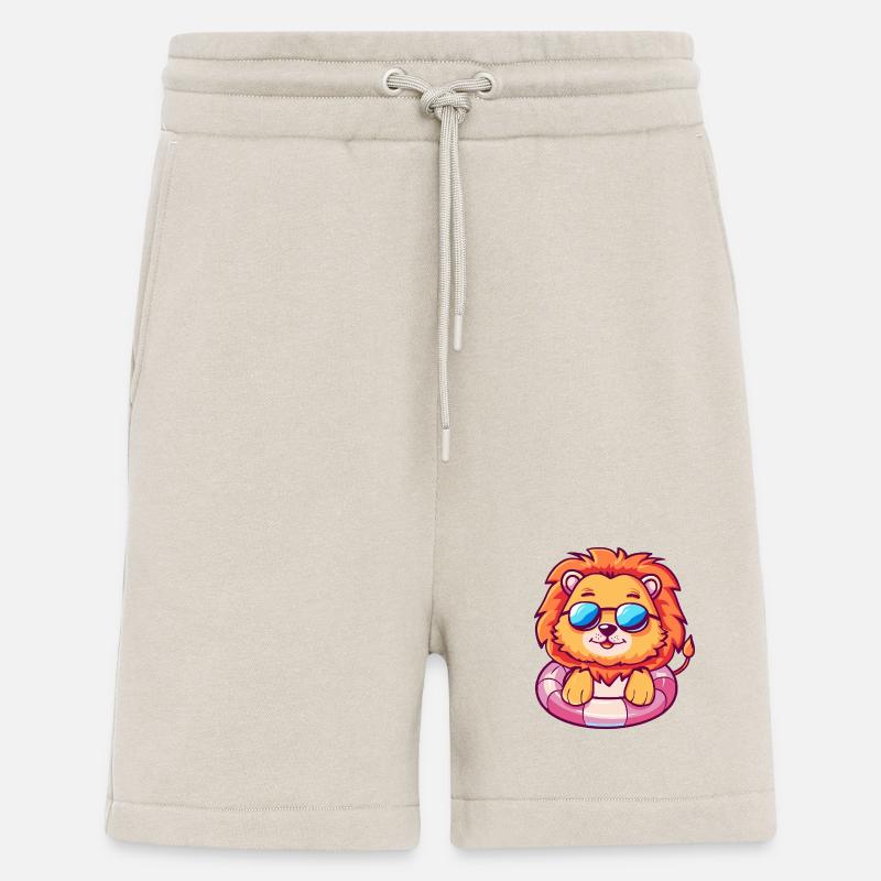 Löwe Comic Cool - Shorts - made by SPREAD - WARM CLAY