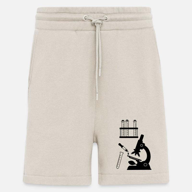 Microscope Laboratory Research - Shorts - made by SPREAD - WARM CLAY