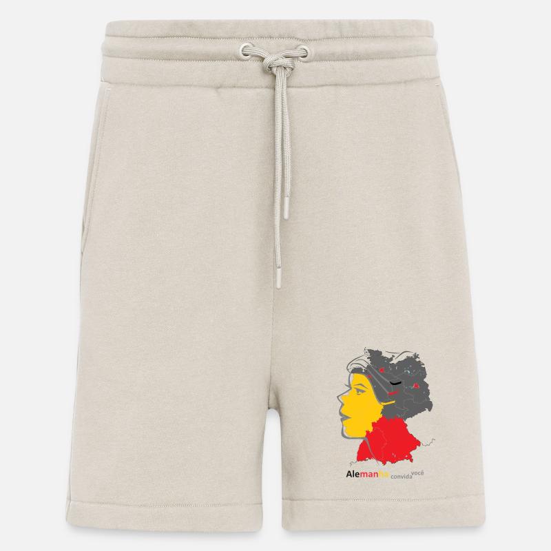 Deutsche Sprachvielfalt Design - Shorts - made by SPREAD - WARM CLAY