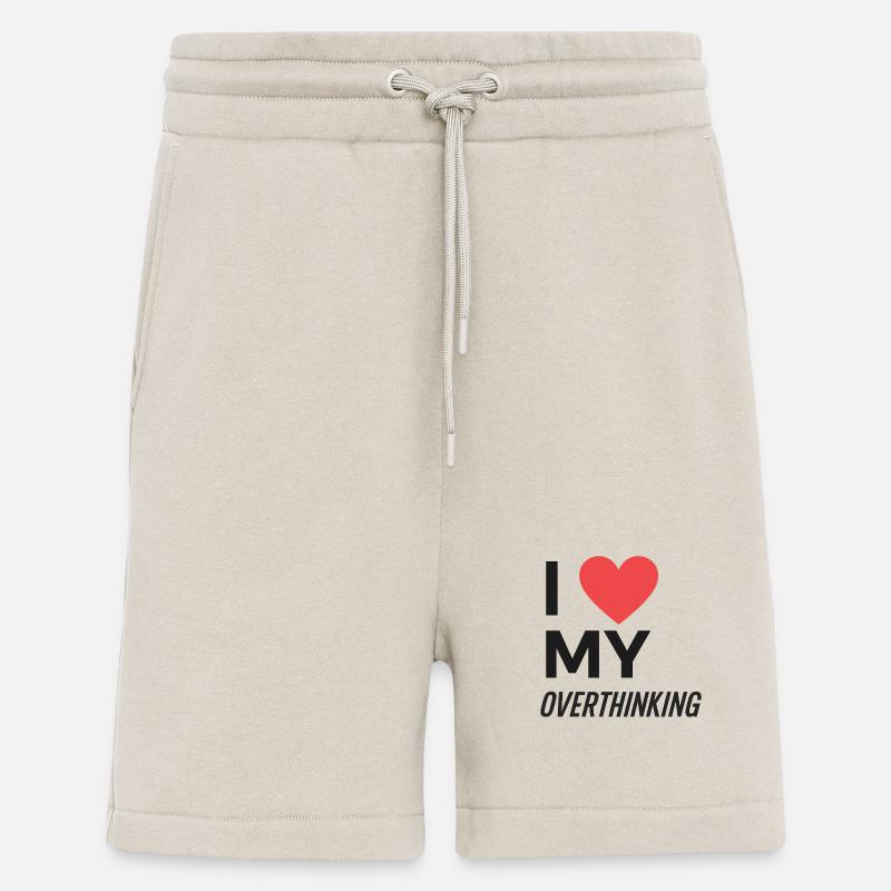 I Love My Overthinking - Shorts - made by SPREAD - WARM CLAY