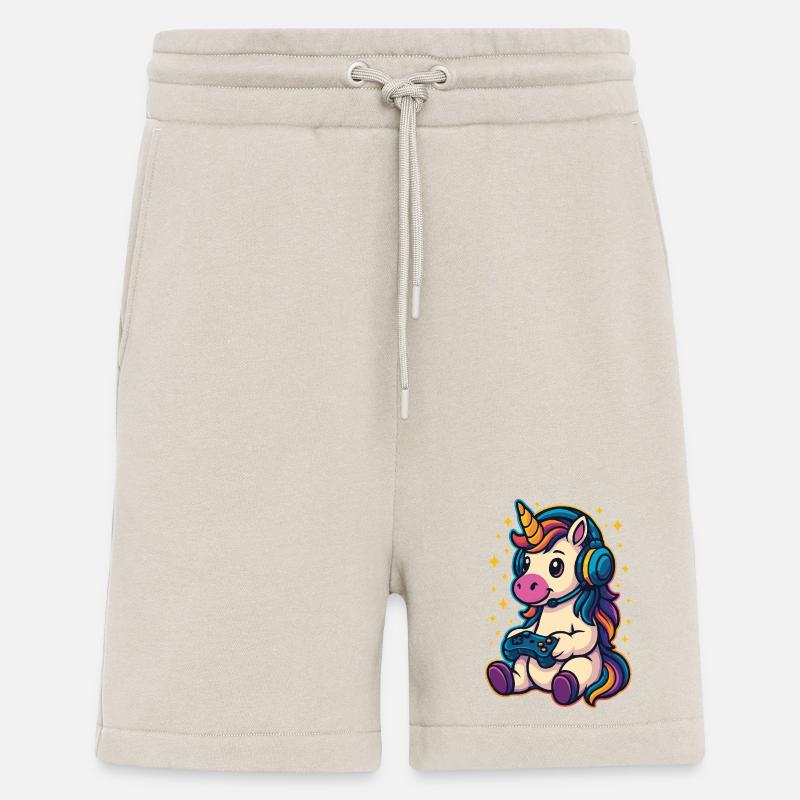Gaming Einhorn - Shorts - made by SPREAD - WARM CLAY