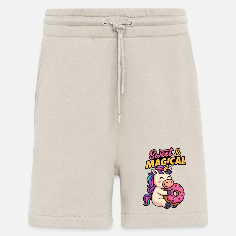 Süßes Einhorn mit Donut - Shorts - made by SPREAD - WARM CLAY