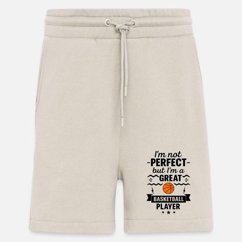 Pas parfait mais un grand basketteur - Short bio décontracté fabriqué en UE - WARM CLAY