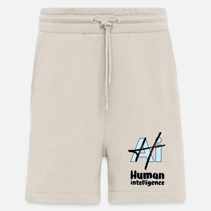 MENSCHLICHE INTELLIGENZ #2 – Lass uns reden. - Shorts - made by SPREAD - WARM CLAY