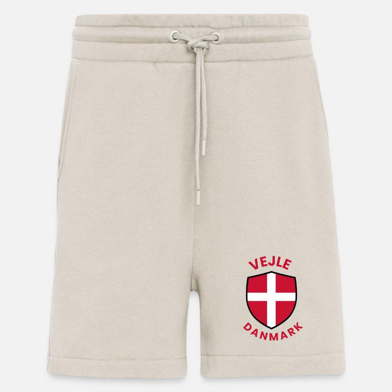 Vejle Le Drapeau du Danemark - Short bio décontracté fabriqué en UE - WARM CLAY
