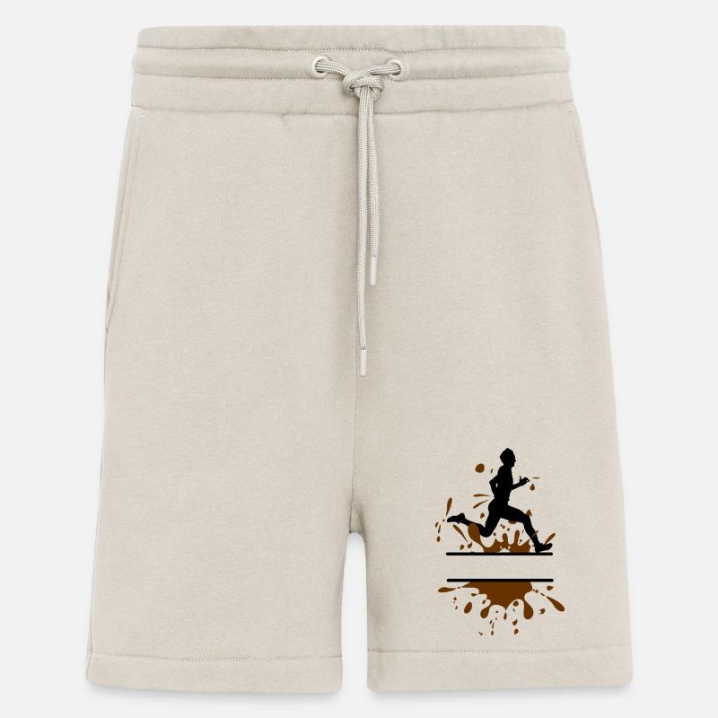 Mud Run Man – Customizable Runner - Shorts - made by SPREAD - WARM CLAY