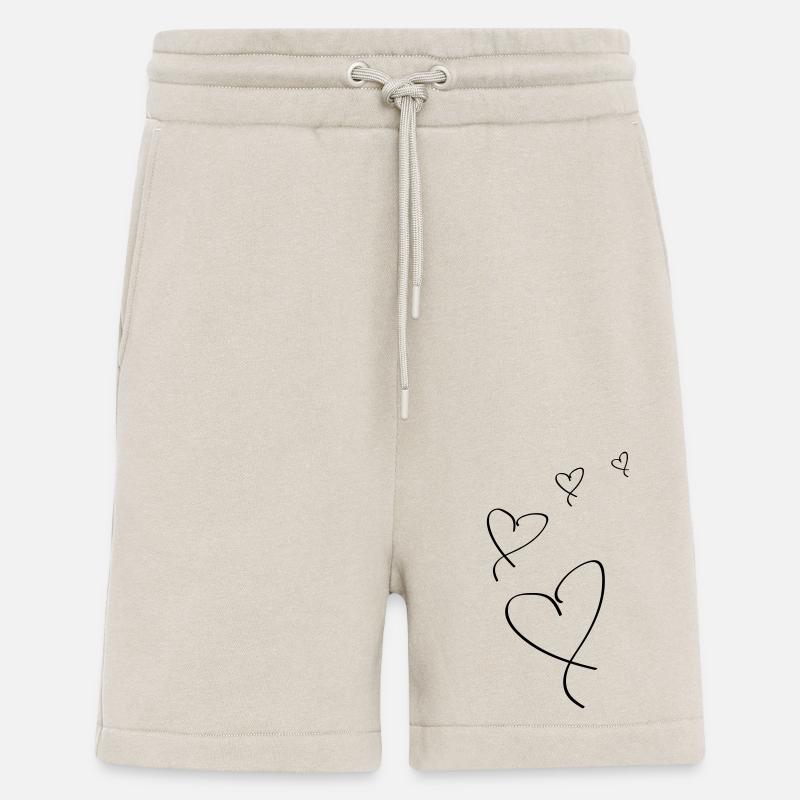 Fliegende Herzen - Shorts - made by SPREAD - WARM CLAY