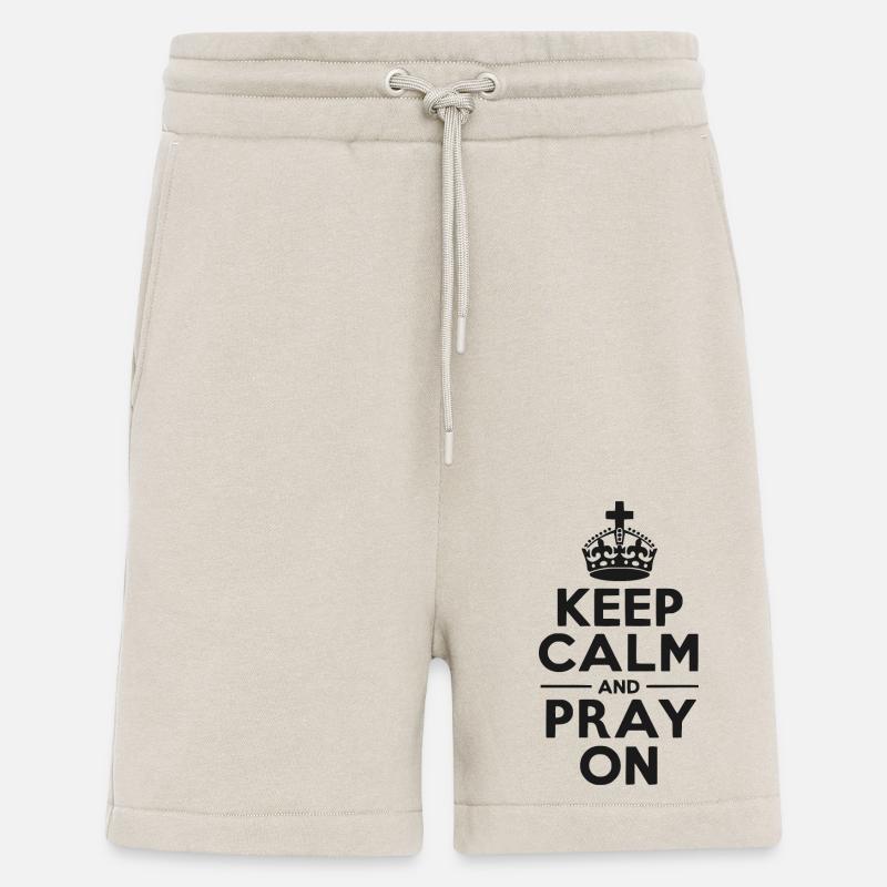 Keep Calm and Pray On - Shorts - made by SPREAD - WARM CLAY