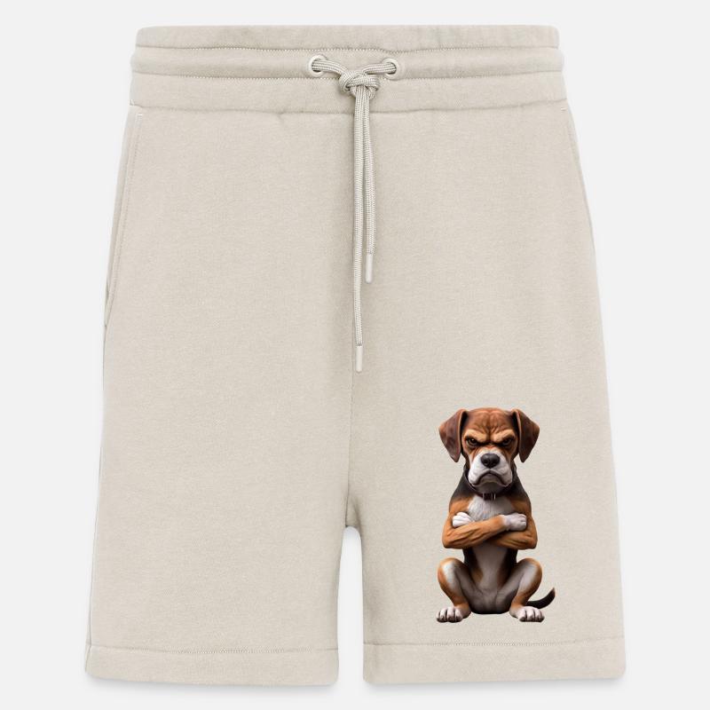 Chien grim 4 - Short bio décontracté fabriqué en UE - WARM CLAY