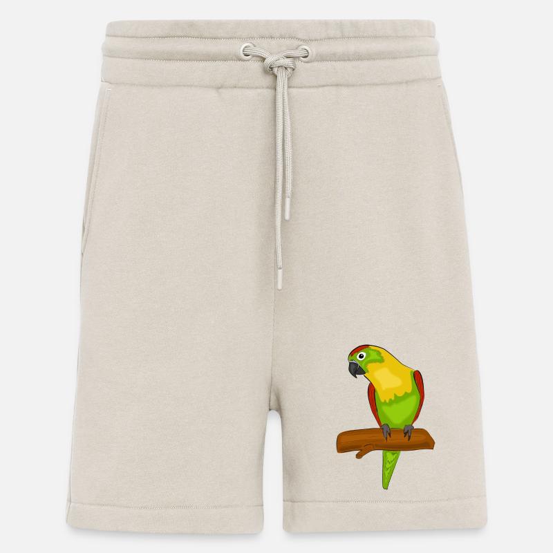 Papagei Vogel Exotisch Bunt - Shorts - made by SPREAD - WARM CLAY