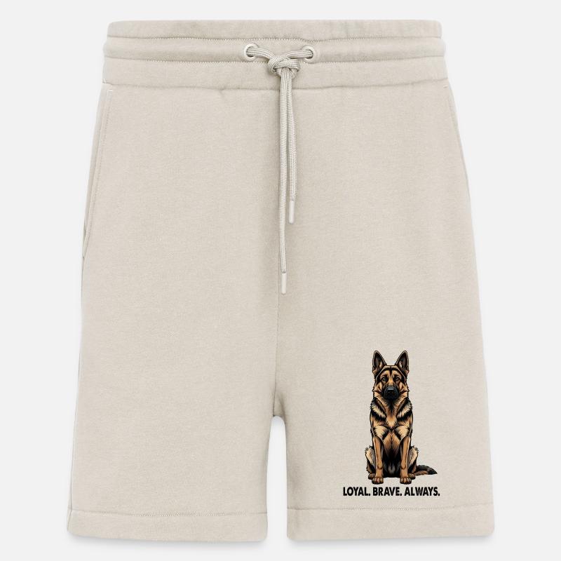 Deutscher Schäferhund Loyal Brave Always - Shorts - made by SPREAD - WARM CLAY