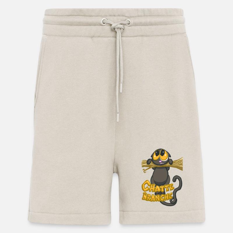 chatte branche ? - Short bio décontracté fabriqué en UE - WARM CLAY