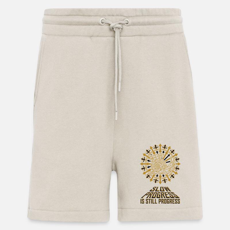 Escargot Fusée à Progrès Lent - Short bio décontracté fabriqué en UE - WARM CLAY