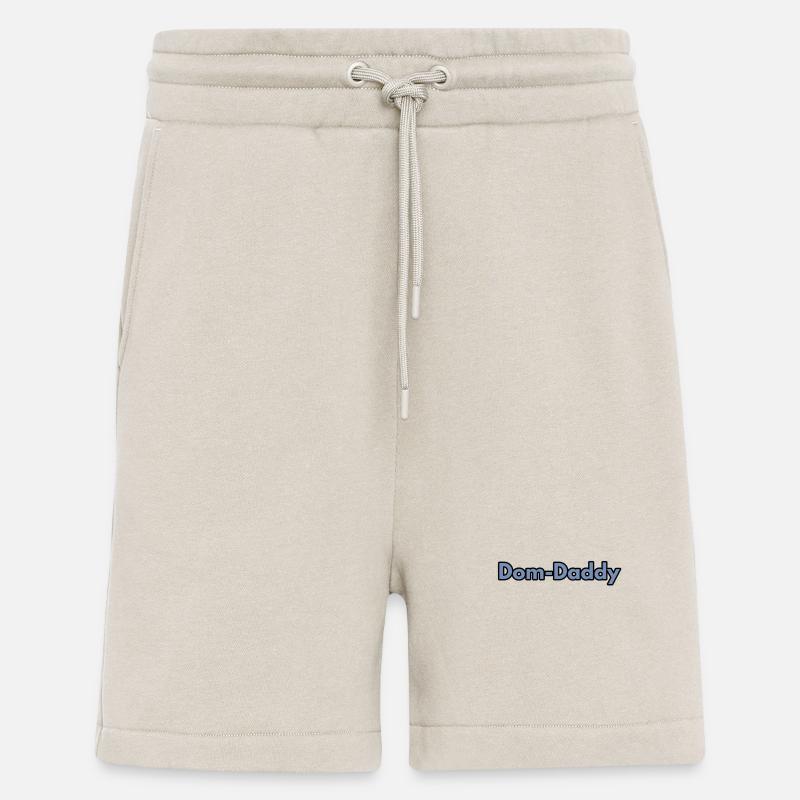Dom-Daddy TypoKunst auf Schwarz - Shorts - made by SPREAD - WARM CLAY