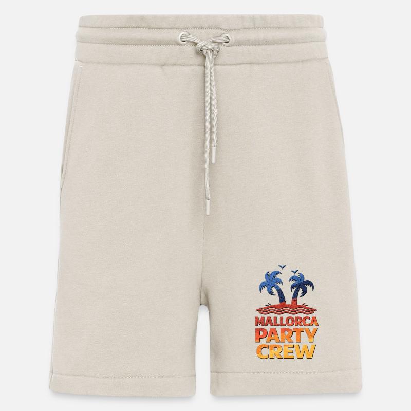 Mallorca Party Crew - Short bio décontracté fabriqué en UE - WARM CLAY