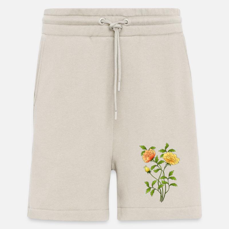Fleur - Short bio décontracté fabriqué en UE - WARM CLAY