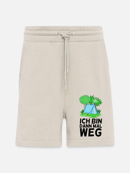 Urlaub Zelt Zelten - Shorts - made by SPREAD - WARM CLAY