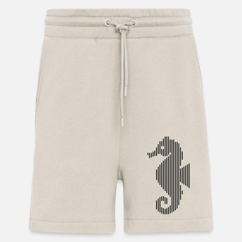 Seepferdchen Meerestiere - Shorts - made by SPREAD - WARM CLAY
