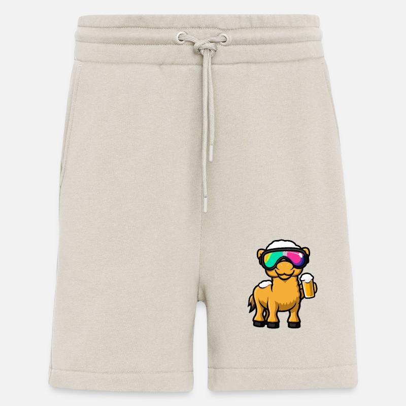 Bière après-ski Camel - Short bio décontracté fabriqué en UE - WARM CLAY