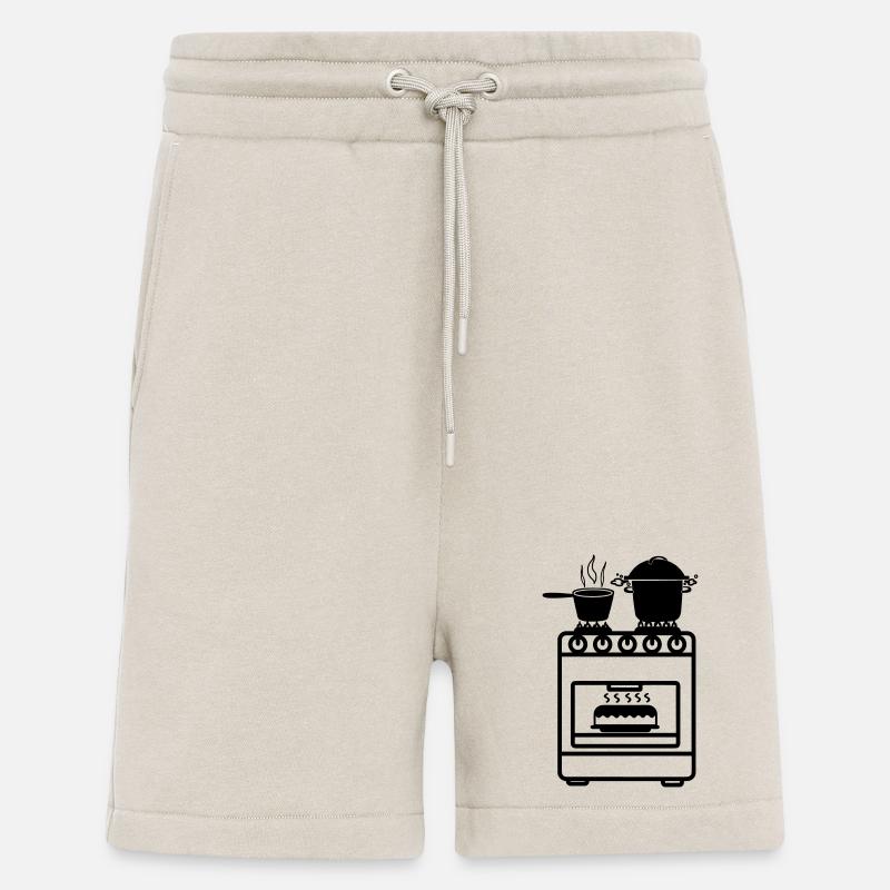 Gasherd mit Pfannkuchen im Backofen - Shorts - made by SPREAD - WARM CLAY