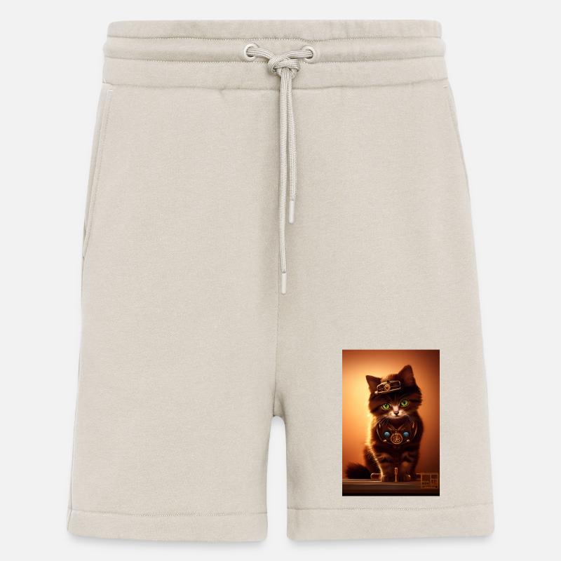 Katze Steampunk Style - Shorts - made by SPREAD - WARM CLAY