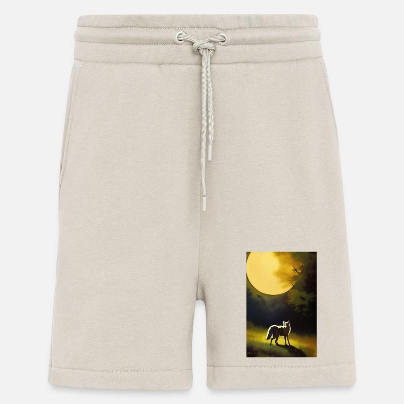Wolf und Mond - Shorts - made by SPREAD - WARM CLAY