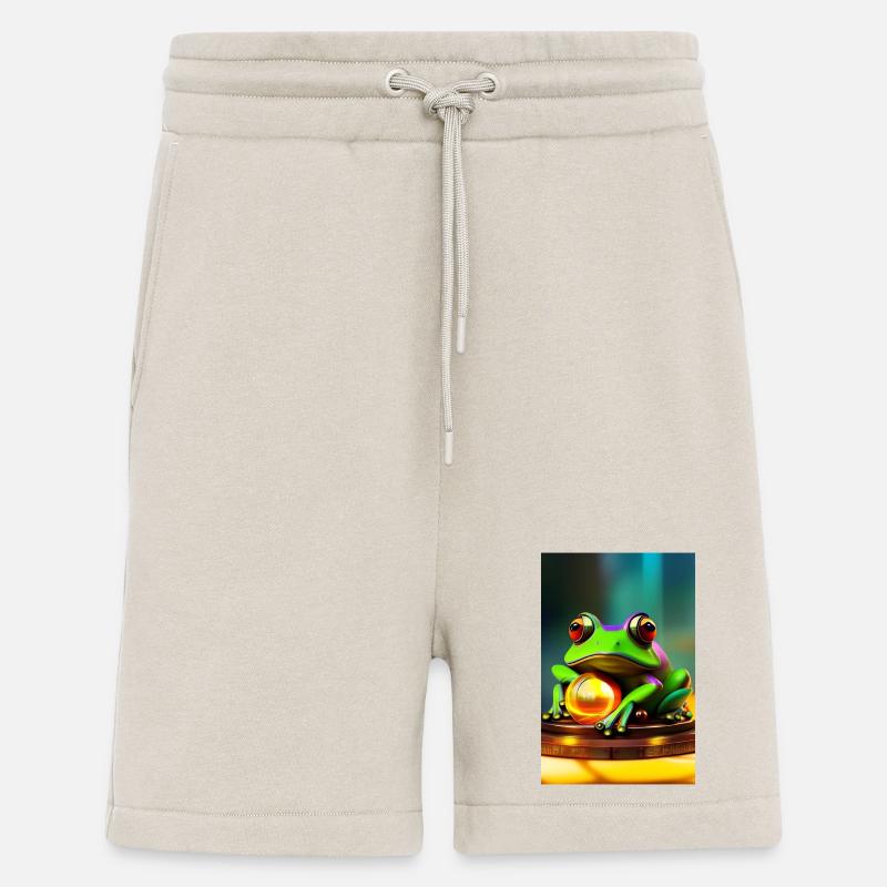 Frosch mit Gold Kugel - Shorts - made by SPREAD - WARM CLAY