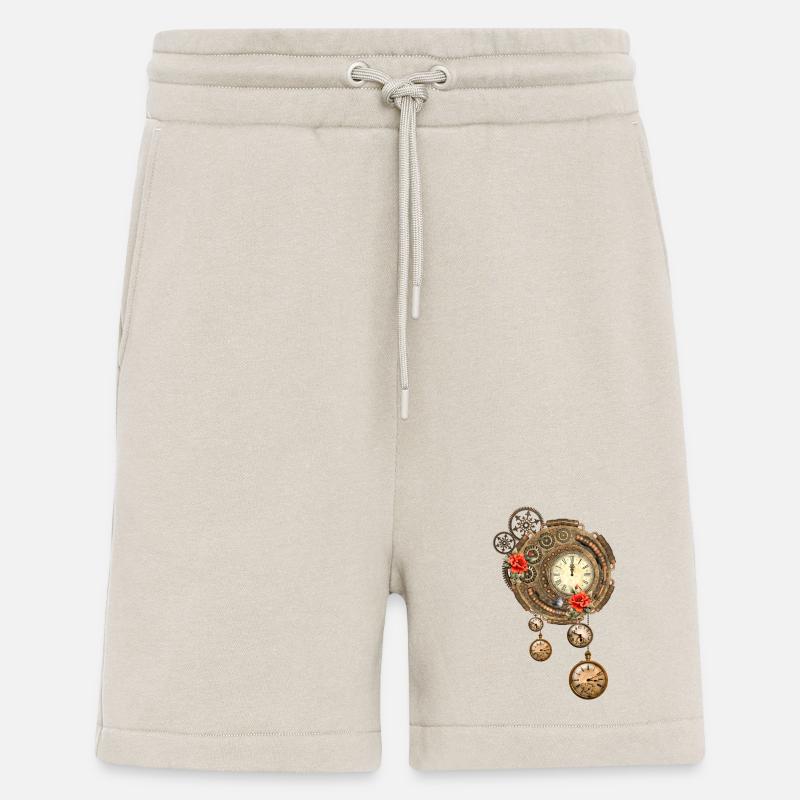 Wunderbare Steampunk-Uhr - Shorts - made by SPREAD - WARM CLAY