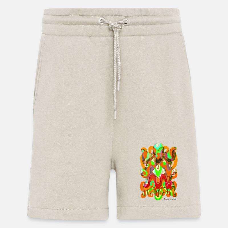 formen-wandteppich-2023-2_-7- - Shorts - made by SPREAD - WARM CLAY