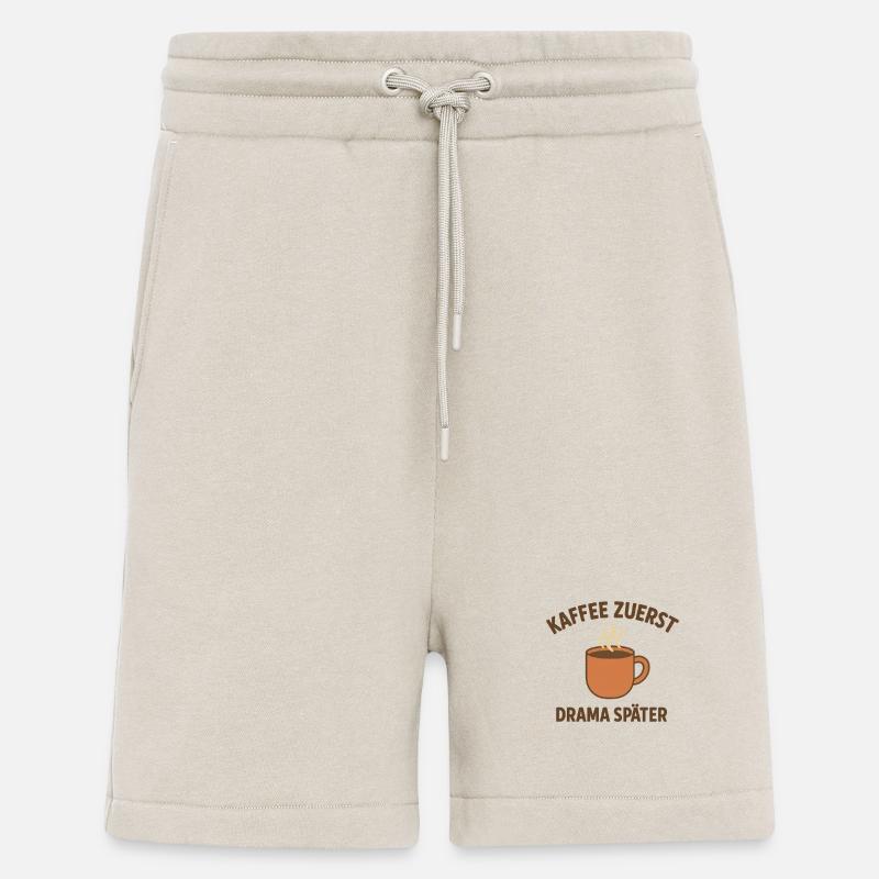 Kaffee zuerst – Drama später - Shorts - made by SPREAD - WARM CLAY