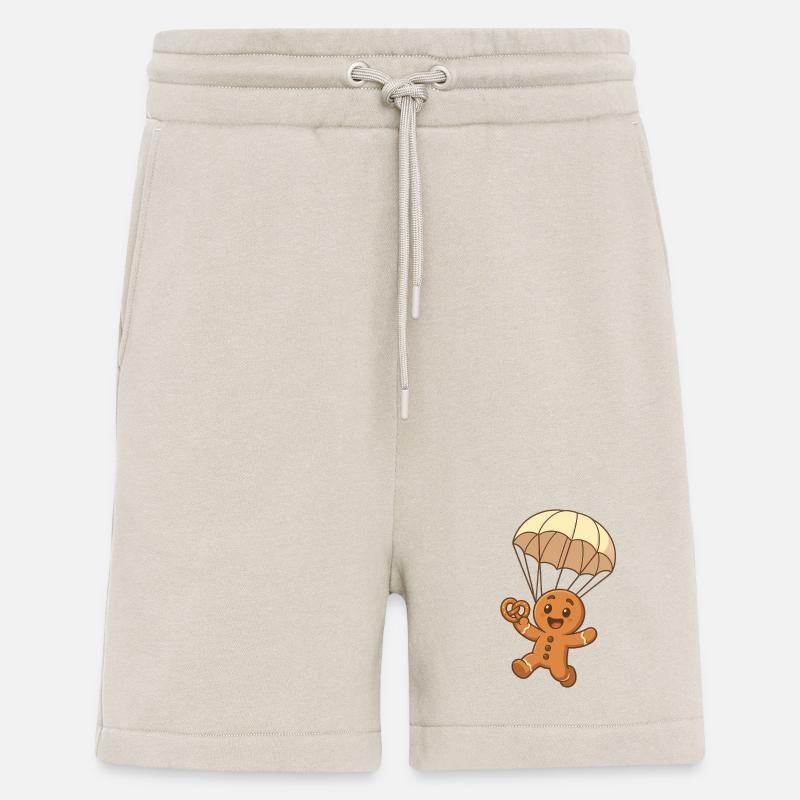 Mannele Lebkuchen mit Fallschirm - Shorts - made by SPREAD - WARM CLAY