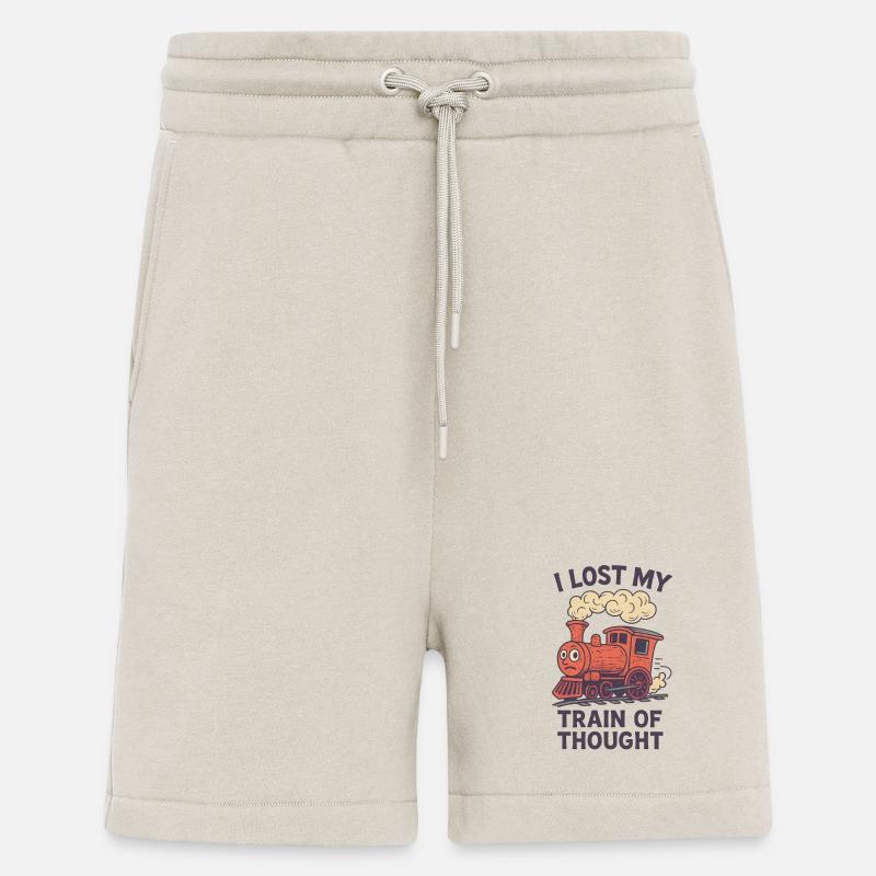 Train de la pensée Design - Short bio décontracté fabriqué en UE - WARM CLAY