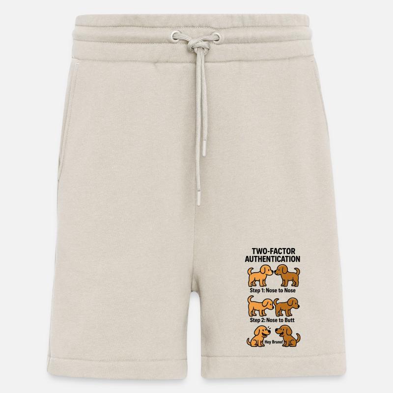 Chiens d’authentification à deux facteurs - Short bio décontracté fabriqué en UE - WARM CLAY