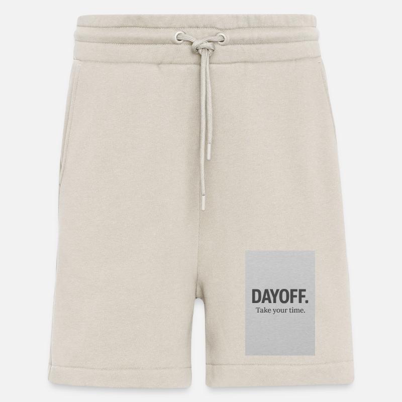 DAYOFF. Mearch - Shorts - made by SPREAD - WARM CLAY