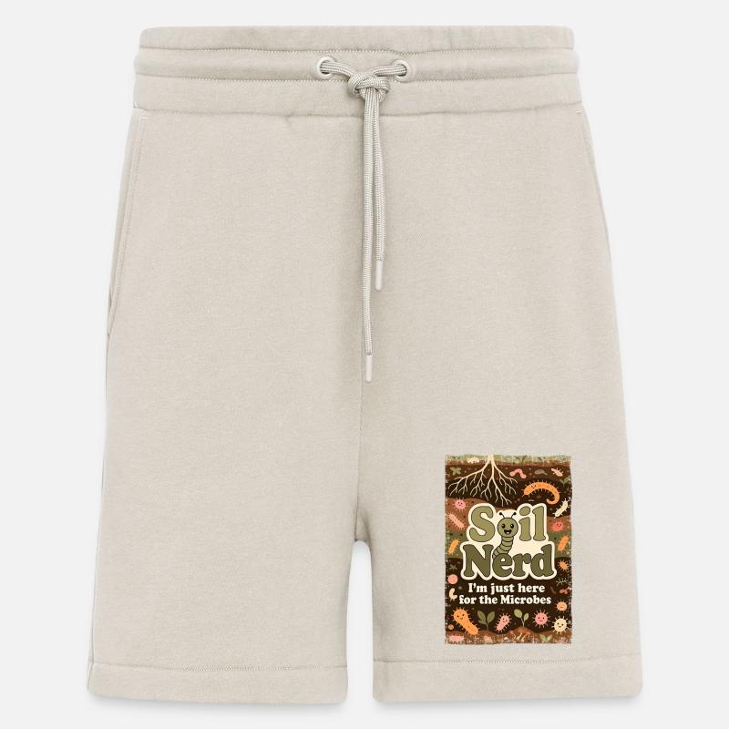 Bio Bärtner Self-Sufficiency Ecological Farmer Gar - Shorts - made by SPREAD - WARM CLAY