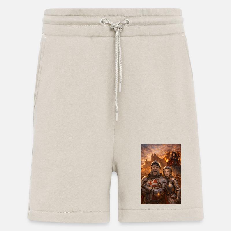 Ritterpaar und Feuergestalt - Shorts - made by SPREAD - WARM CLAY