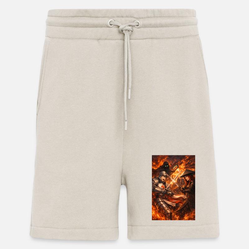 Ritterduell im Feuersturm - Shorts - made by SPREAD - WARM CLAY